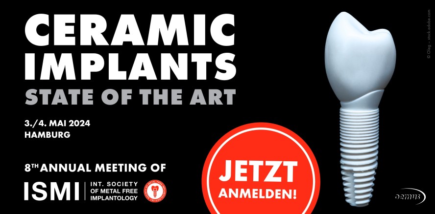 „Ceramic Implants – State of the Art“ im Mai in Hamburg