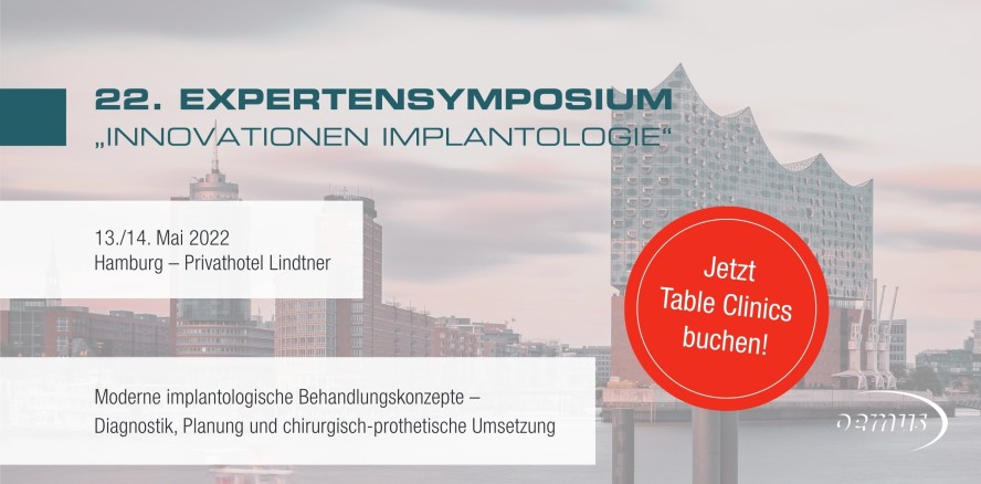22. EXPERTENSYMPOSIUM in Hamburg: Jetzt Table Clinics buchen!