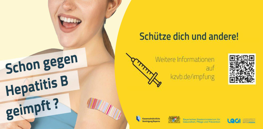 „Schütze dich und andere“ – KZVB unterstützt Kampf gegen Hepatitis B