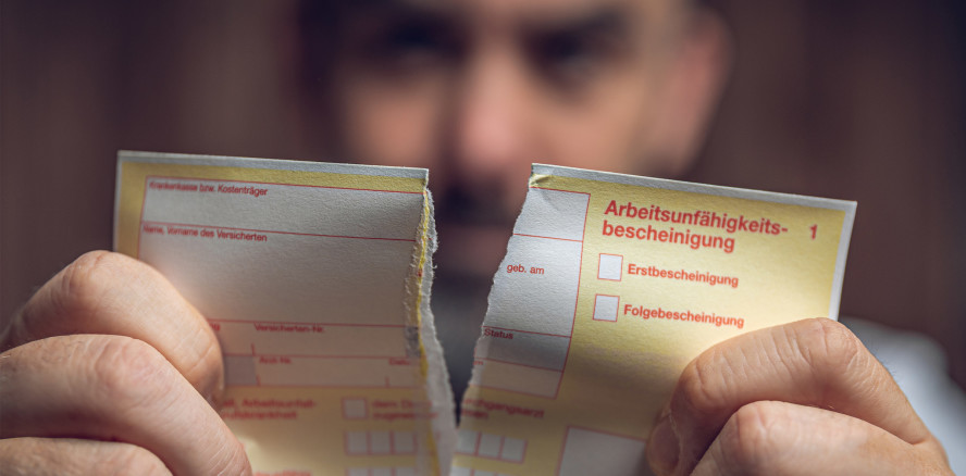 Leitfaden: Elektronische Arbeitsunfähigkeitsbescheinigung
