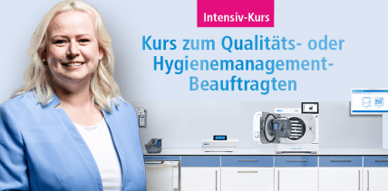 Praxisqualität steigern: Intensiv­kurse Hygiene- & QM-Beauftragter