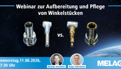 Kostenloses Live-Webinar: Aufbereitung und Pflege von Winkelstücken und Turbinen