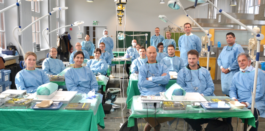 Fortbildung am Humanpräparat an der Charité Berlin