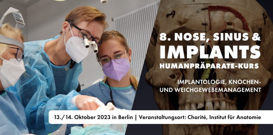Nose, Sinus & Implants – Humanpräparatekurs in Berlin