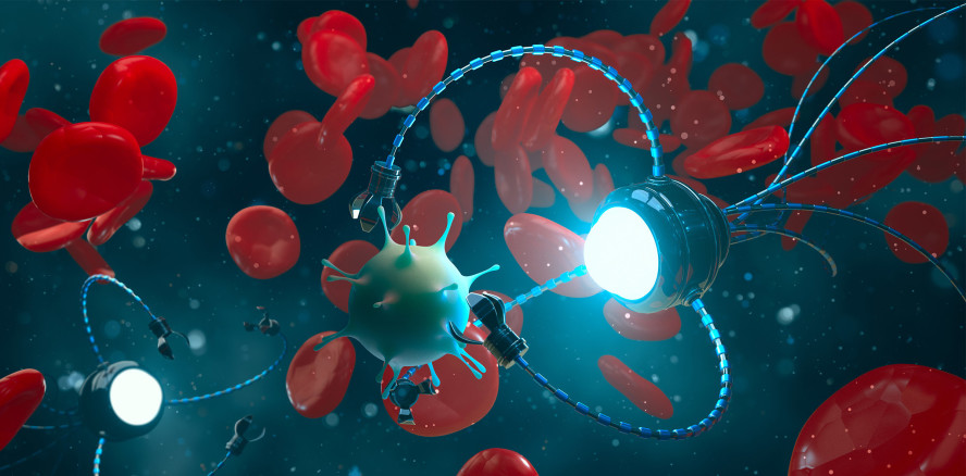 Nanobots können helfen Bakterien in Dentinkanälchen abzutöten