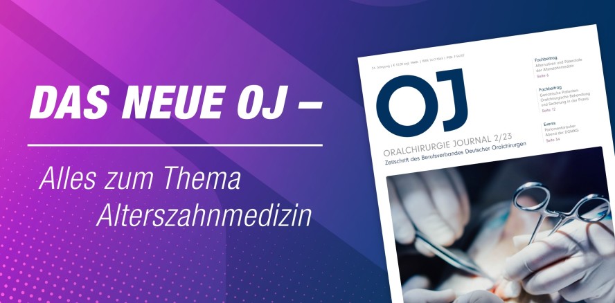 Frühlingsausgabe des Oralchirurgie Journal online verfügbar