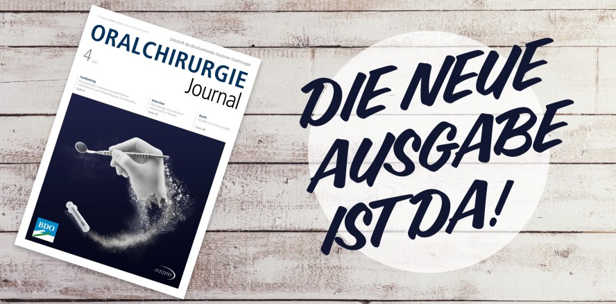 Herbstausgabe des Oralchirurgie Journal ab jetzt online verfügbar
