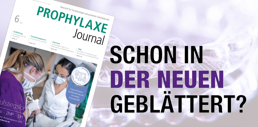 Parodontalerkrankungen im Fokus des Prophylaxe Journal