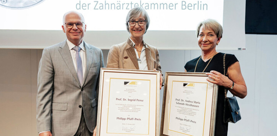 Philipp-Pfaff-Preis 2025 der Zahnärztekammer Berlin verliehen