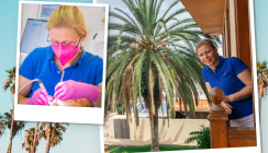 Als ZMP auf Teneriffa: Prophylaxe unter Palmen