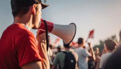 Protestaktion „Patienten­versorgung im Abstiegskampf“