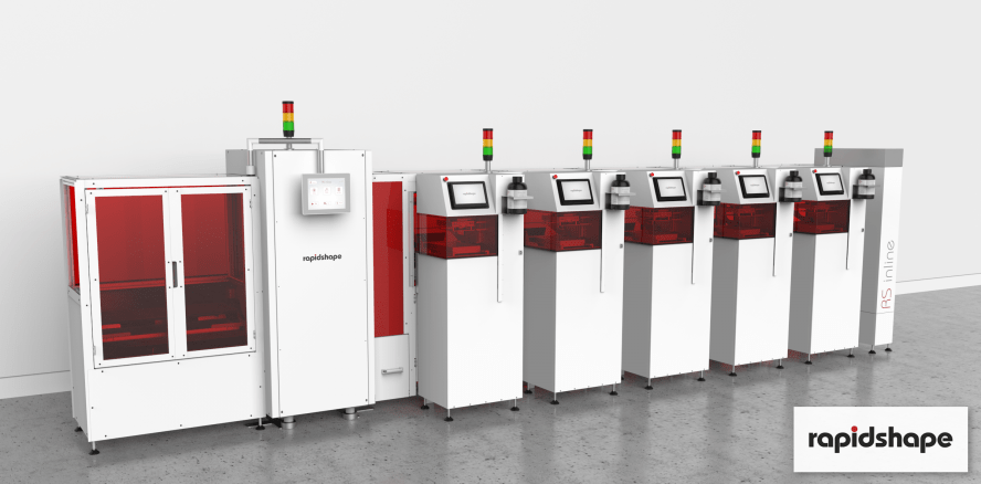 Vollautomatischer 3D-Druck von Dentalmodellen für transparente Aligner