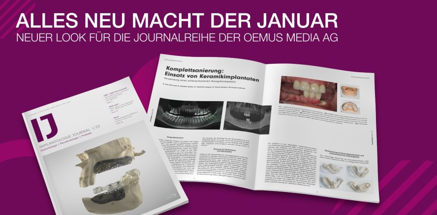 Relaunch: Journalreihe der OEMUS MEDIA AG im neuen Look