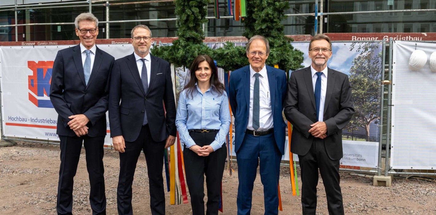Richtfest neues Lehrgebäude der Zahnklinik des UKB