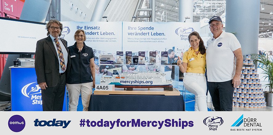 Mission completed: Erfolgreiche Spendenaktion für Mercy Ships auf der infotage FACHDENTAL Stuttgart