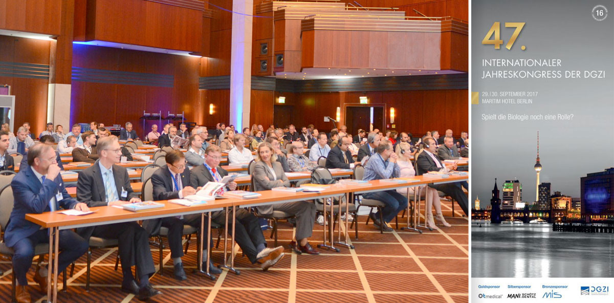 47. Internationaler Jahreskongress der DGZI in Berlin