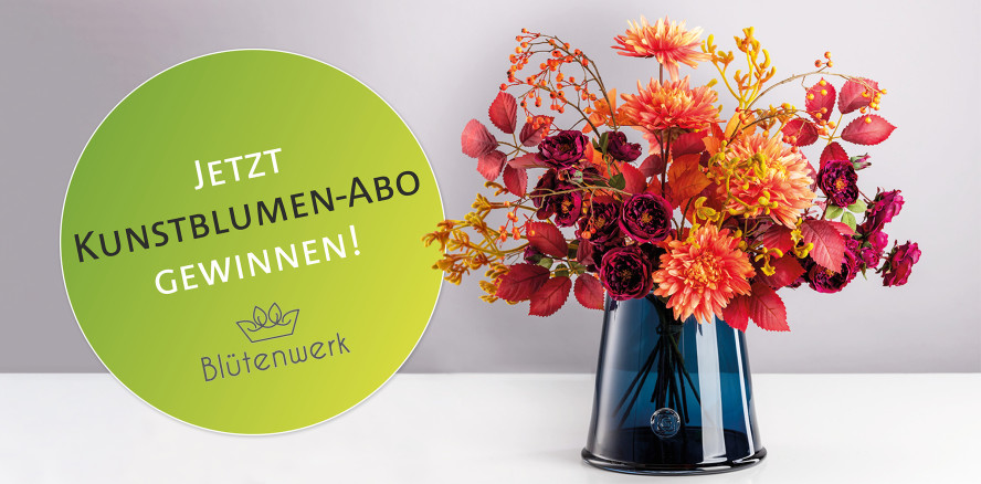 Saisonal wechselnde Blumen: Jetzt Jahresabo gewinnen!