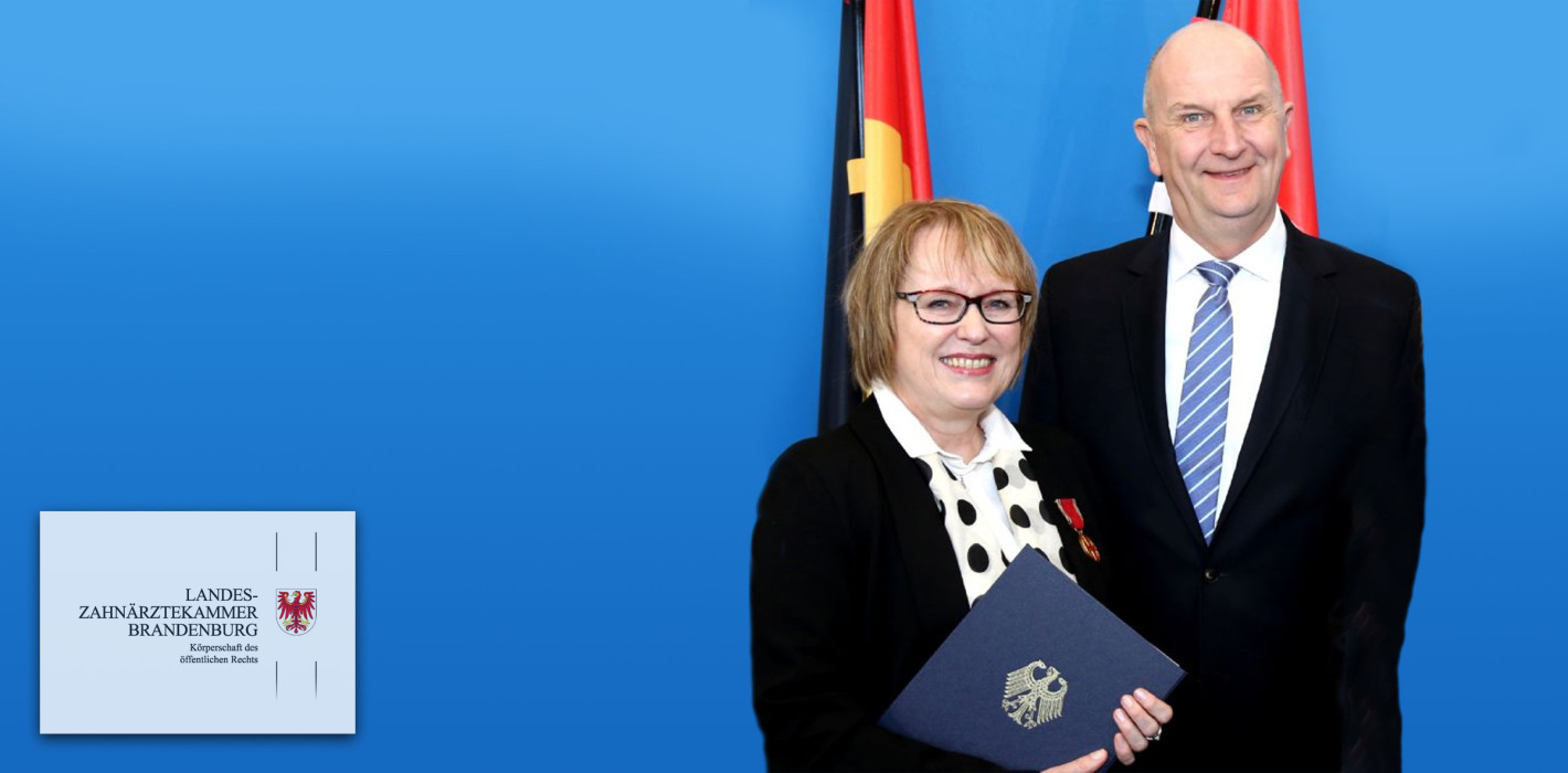Bundesverdienstorden für Zahnärztin aus Brandenburg