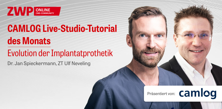 1 CME-Punkt: CAMLOG Live-Studio-Tutorial jetzt im Archiv