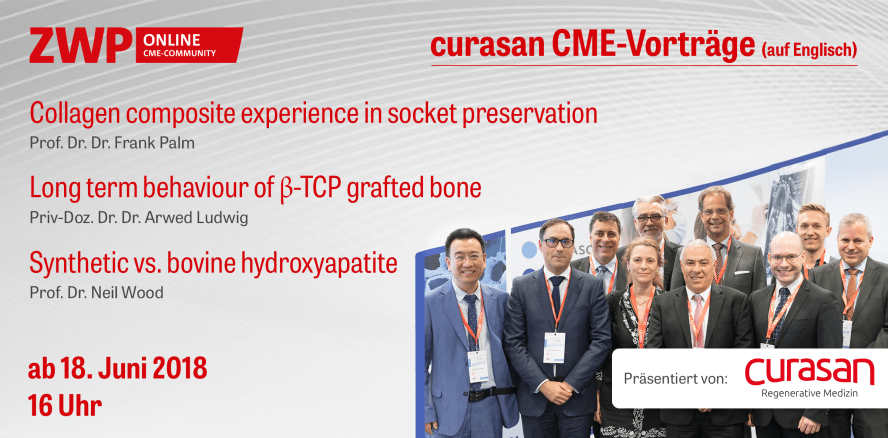 curasan CME-Vorträge zu „Bone Regeneration“ jetzt online
