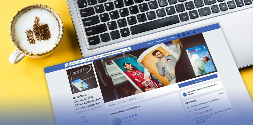Bist Du dabei? Werde Teil der dentalfresh-Community@Facebook