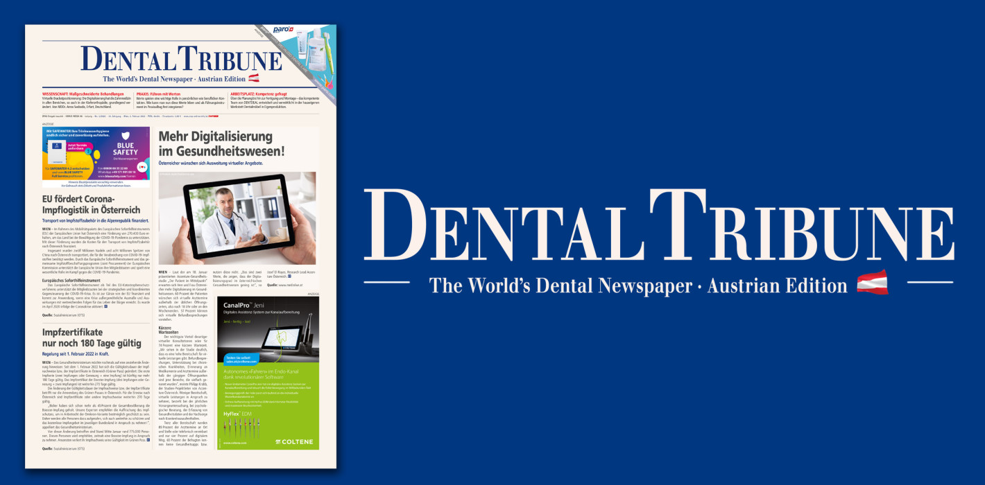 Dental Tribune Österreich: Die erste Ausgabe des Jahres ist da!