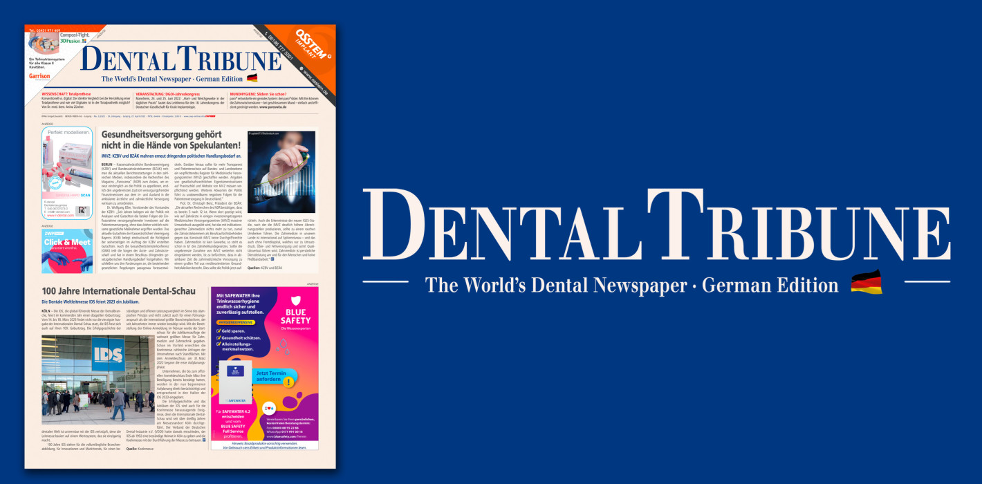 Gut informiert dank der Dental Tribune Deutschland 4/2022