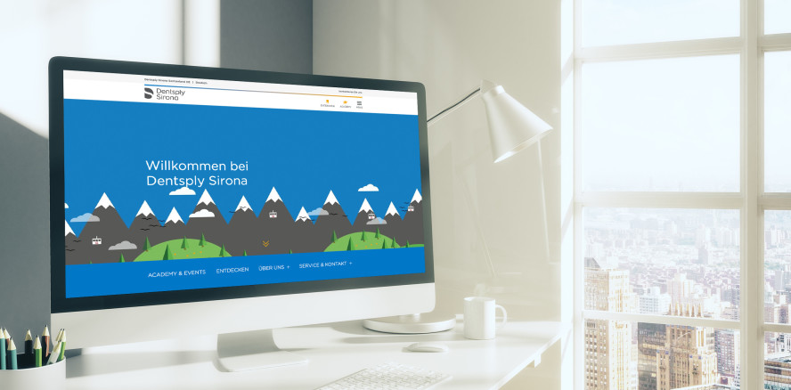 Dentsply Sirona Schweiz: Sales Team mit neuer Website