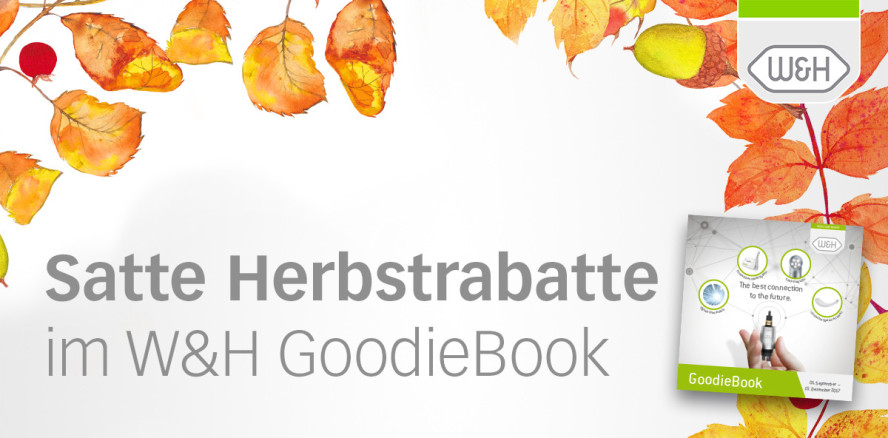 Satte Herbstrabatte mit dem W&H GoodieBook sammeln