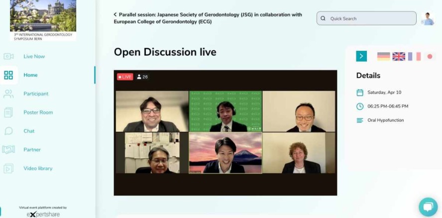 3. Internationales Gerodontologie Symposium – digital ein voller Erfolg