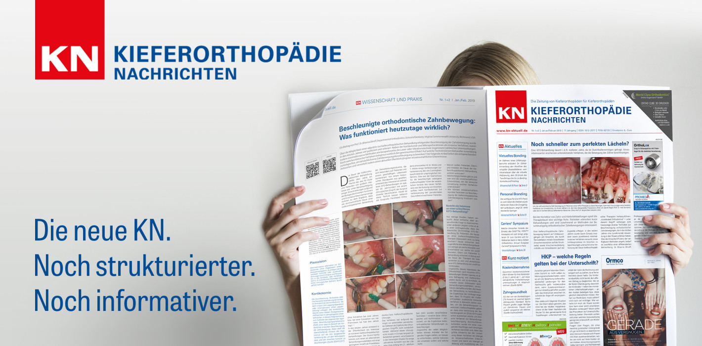 KN Kieferorthopädie Nachrichten in neuem Look