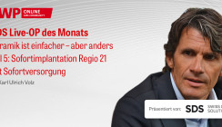 1 CME-Punkt: SDS Live-OP mit Dr. Karl Ulrich Volz im Archiv abrufbar