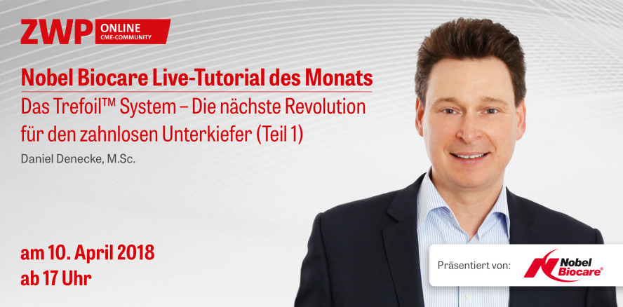 Heute ab 17 Uhr einschalten: Nobel Biocare Live-Praxis-Tutorial