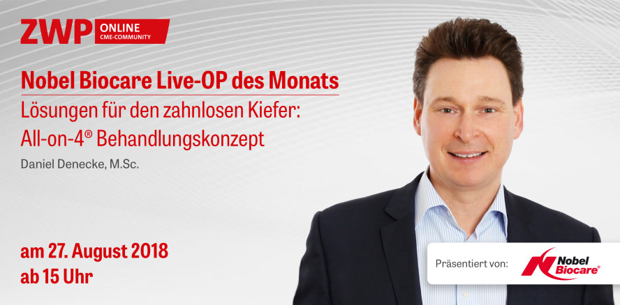 Heute ab 15 Uhr: Live-OP „Das All-on-4® Behandlungskonzept“