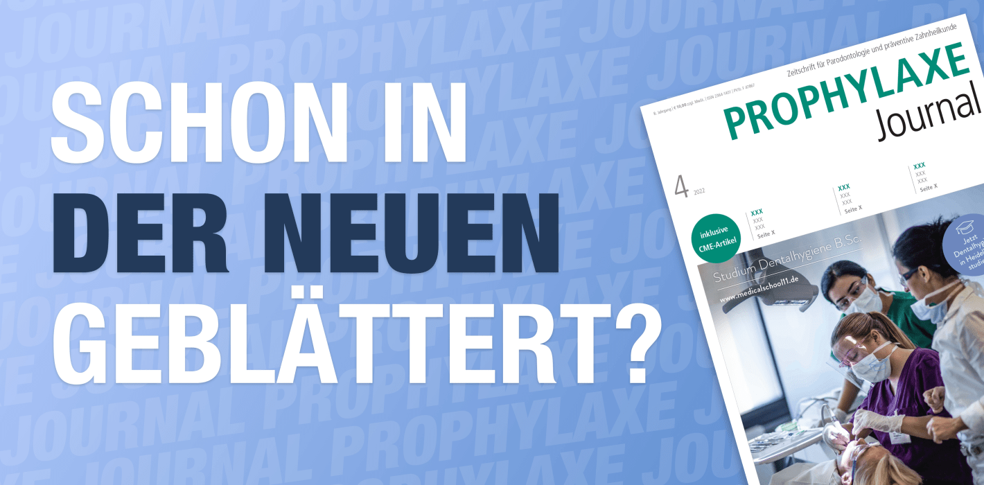 Prophylaxe Journal: Was hilft in der antientzündlichen Therapie?