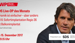Ab 9.15 Uhr: SDS Live-OP „Keramik ist einfacher – aber anders“ Teil 6