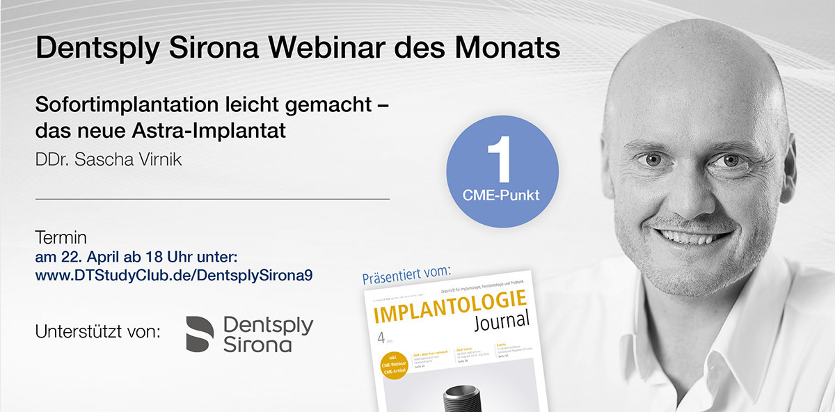 Webinar: Sofortimplantation leicht gemacht – das neue Astra-Implantat