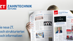 Kerninformationen auf den Punkt: ZT Zahntechnik Zeitung in neuer Optik