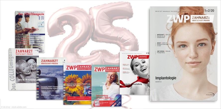 25 Jahre ZWP Zahnarzt Wirtschaft Praxis – Aus Rot wird Weiß