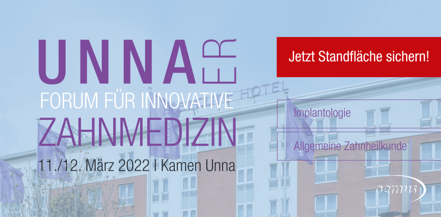 Unnaer Forum für Innovative Zahnmedizin: Jetzt Standfläche buchen!