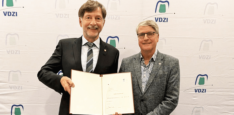 VDZI verleiht höchste Auszeichnung: ZTM Volker Rosenberger erhält Ehrennadel