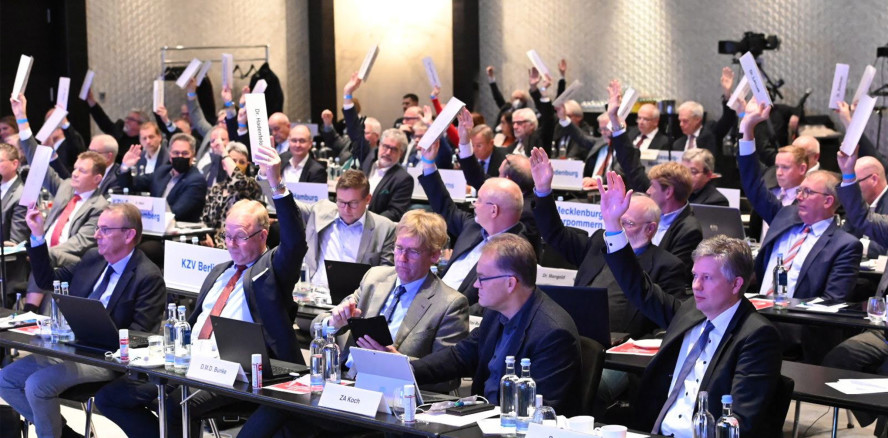 Vertreterversammlung der KZBV fasst zahlreiche Beschlüsse