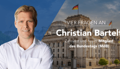Vier Fragen an Christian Bartelt: Zahnarzt & Mitglied des Bundestags