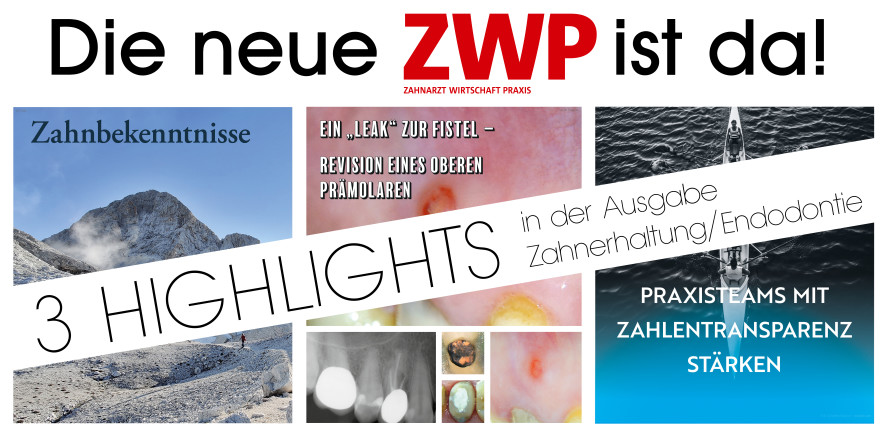 Neue ZWP mit Update zu Zahnerhaltung und Implantologie