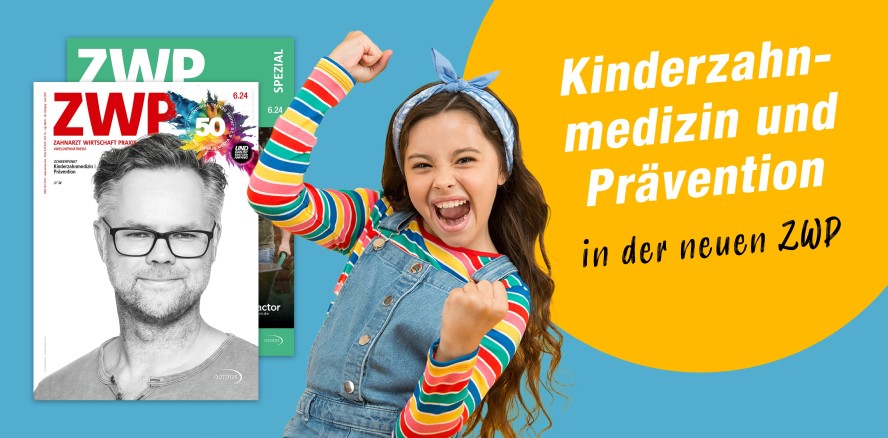 Heiter bis ernst: Kinderzahnmedizin im Fokus der ZWP 6/24
