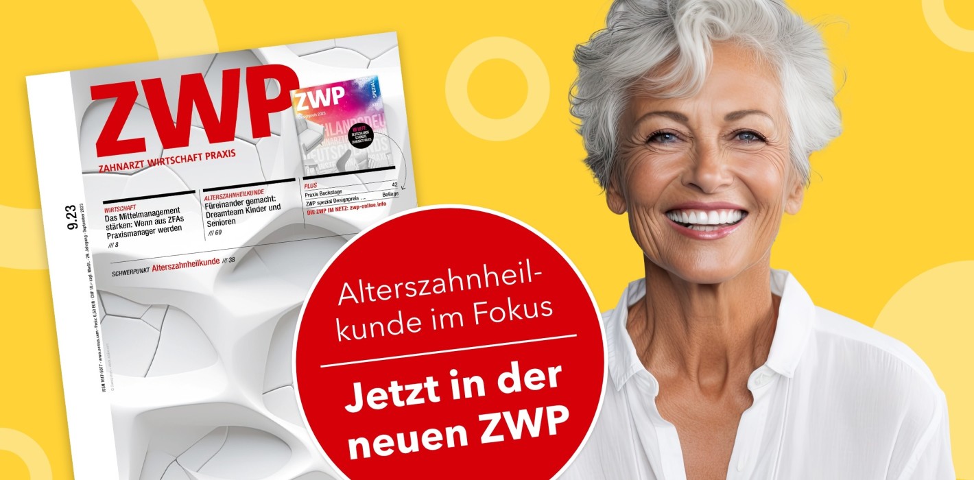 Jetzt online lesen: ZWP 9/23 zur Alterszahnheilkunde