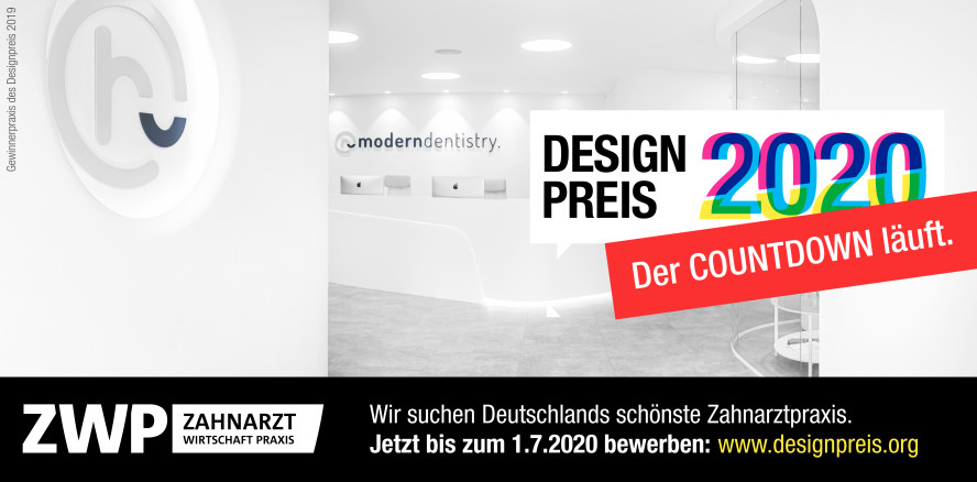 Frist endet bald: Jetzt für den ZWP Designpreis 2020 bewerben