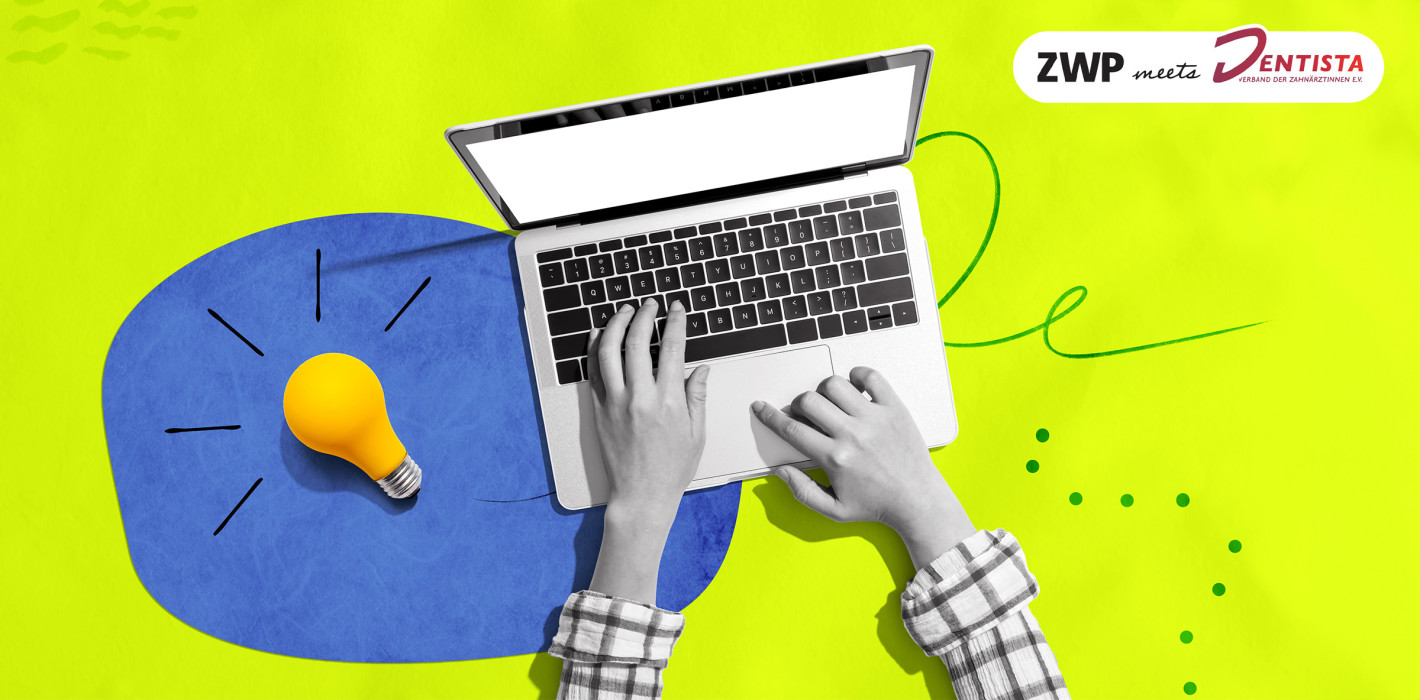 Die digitale, teilweise im Homeoffice tätige Zahnärztin