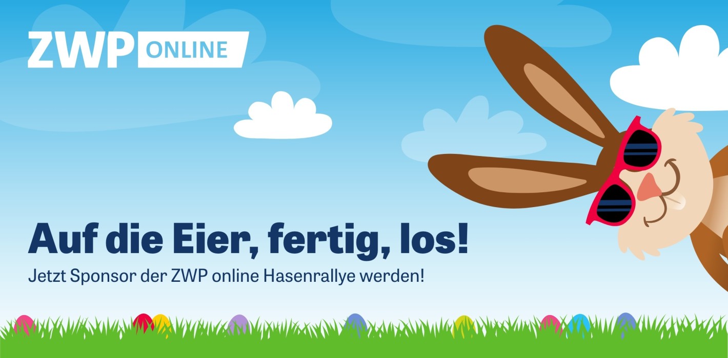 Jetzt Sponsor bei der ZWP online Hasenrallye werden