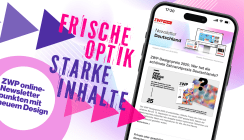 Frisches Design für unsere ZWP online-Newsletter